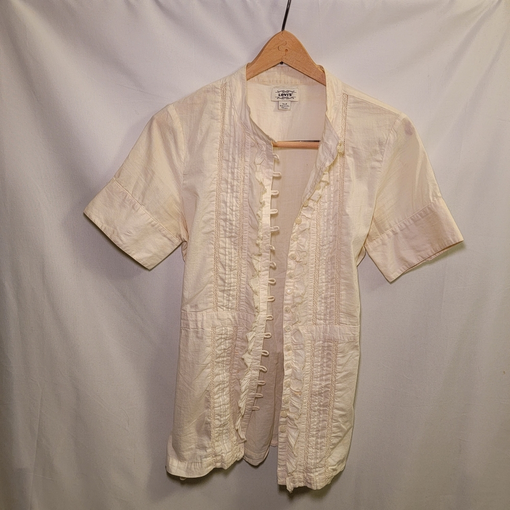Cream button up shirt(SOLD elsewhere)